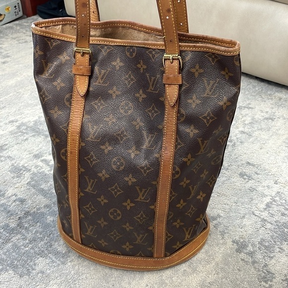 Vintage Louis Vuitton Monogram Bucket GM Bag Tote Classic Timeless - Picture 4 of 17